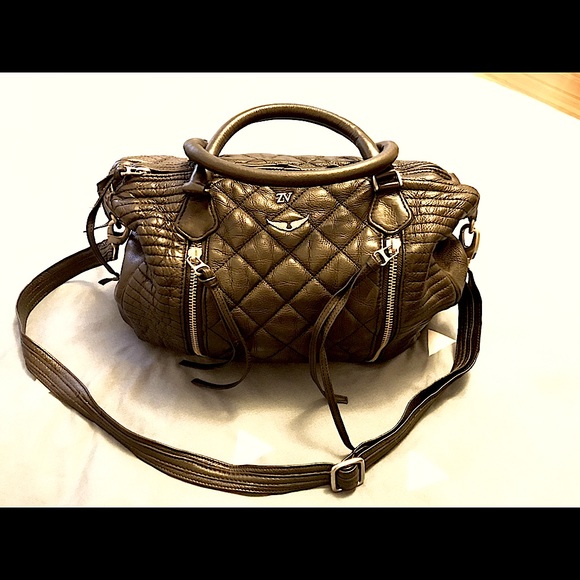 Zadig & Voltaire big quilted leather sunny bag - Picture 1 of 5